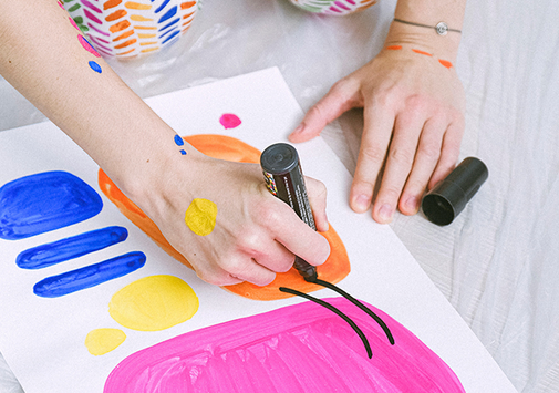 RG's calligraphy writing